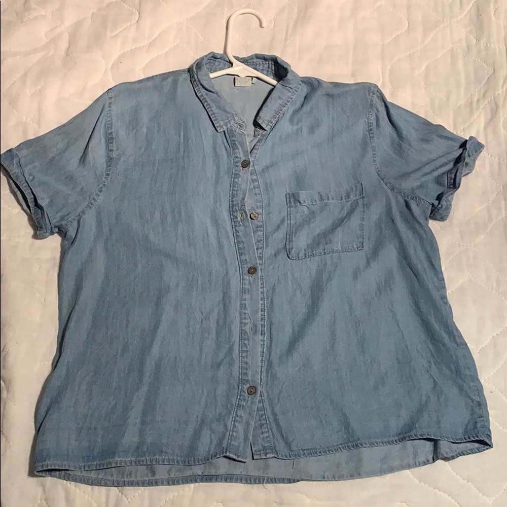 Denim T-shirt soft material
